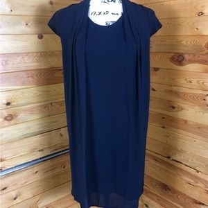 NWT Molly Bracken navy blue dress with lining